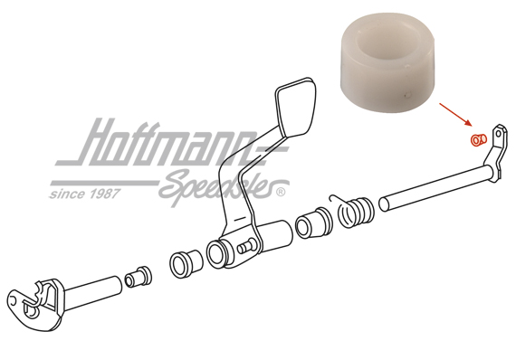 Boccola, leva, cavo della frizione, 911 | 901 423 343 00 | 530-3120-40