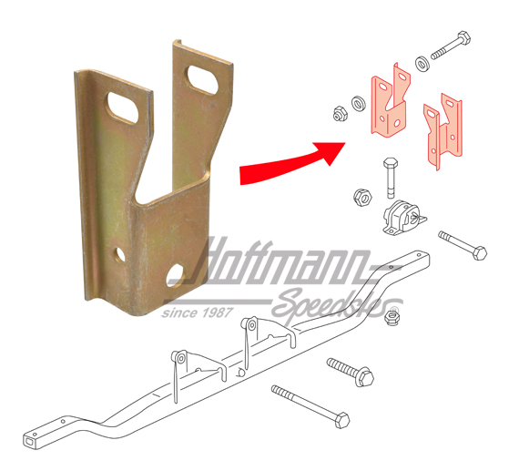 Supporto, portatore motore, 1.6, 71-79                                                              
