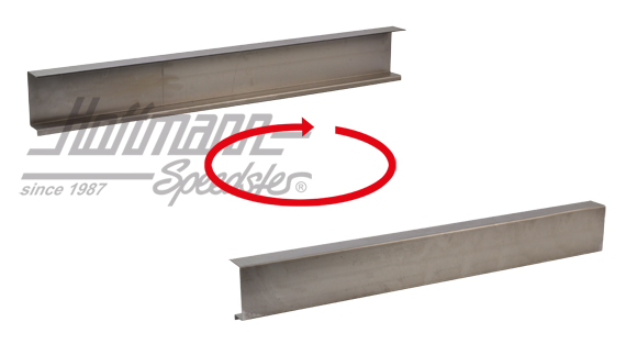 Lamiera di riparazione, longherone, centro, 800 mm | 211 703 203 | 096-0196-16