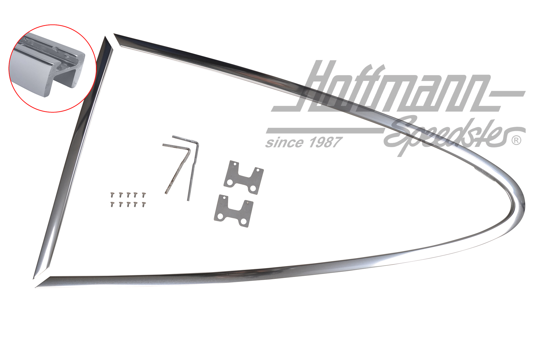 Cornice, deflettore, 68-77, sinistra                                                                