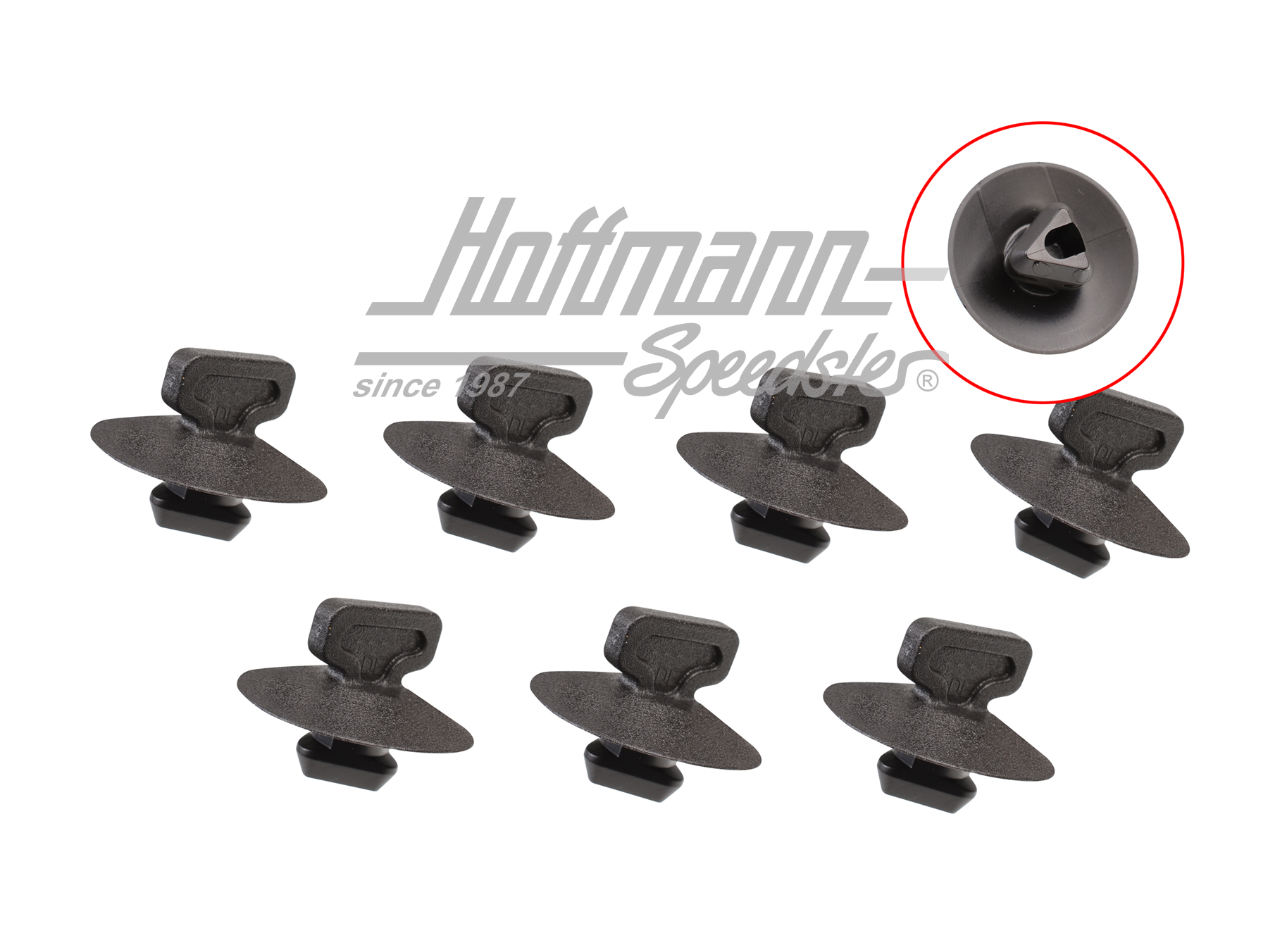 Clip, isolamento del cofano motore, Furgone T4 | 701 863 841 | 408-2906