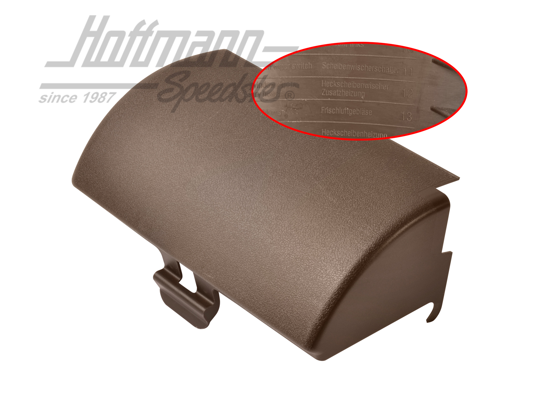 Copertura, quadro dei fusibili, marrone | 251 937 071  90V | 360-0100-10