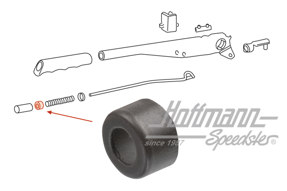 Molla, leva di freno a mano, 911/914/964/944                                                        