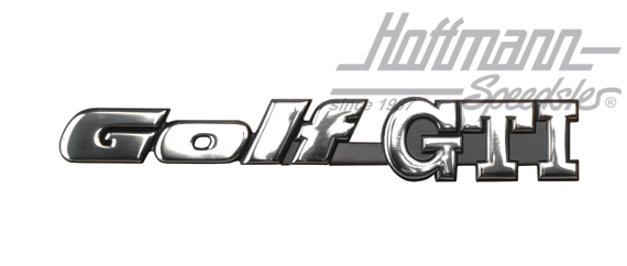 Logo, Golf GTI, posteriore, Golf 2 e 3 | 1H6 853 687 AD | 208-6520-08