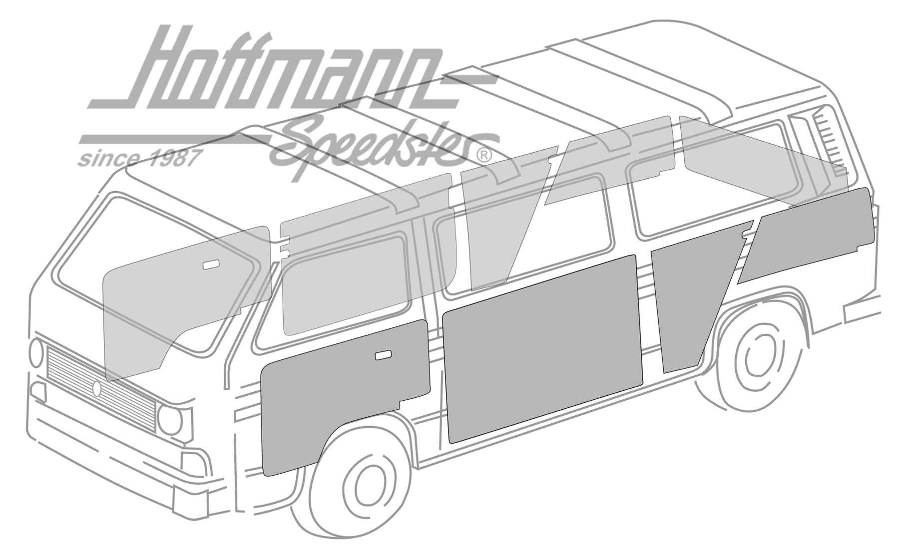 Set di rivestimento, completo, nero, 8.84-                                                          