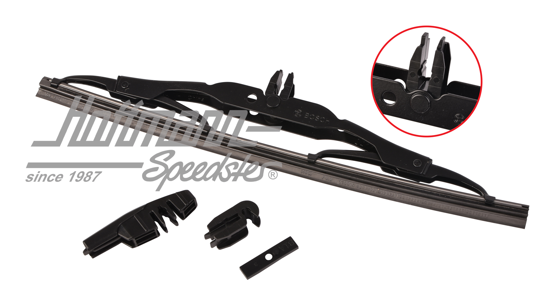 Spazzola tergicristallo, nera, 255mm, a innesto |  | 045-9269-07