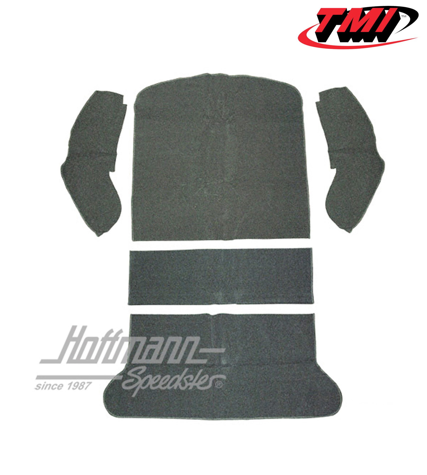 Set tappeti, bagagliaio, Berlina, grigio, 8.64-7.72 | 34-R1102-407 | 020-5346