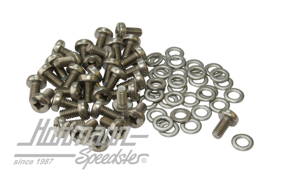 Set di viti, rivestimento lamiera motore, acciaio inossidabile |  | 020-0266