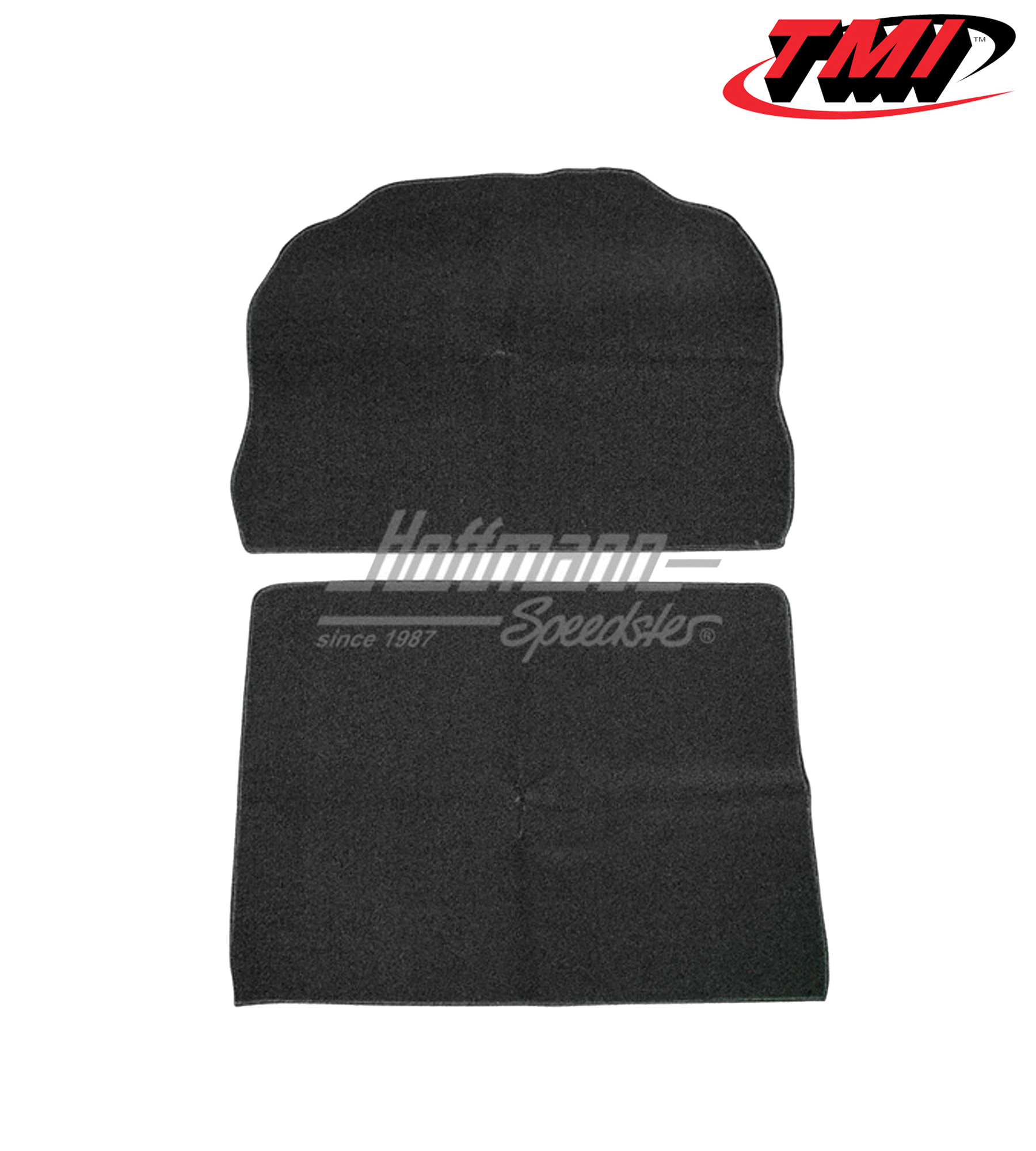 Set tappeti, bagagliaio anteriore, velluto, nero, 1302 | 34-T1254-801 | 055-7666