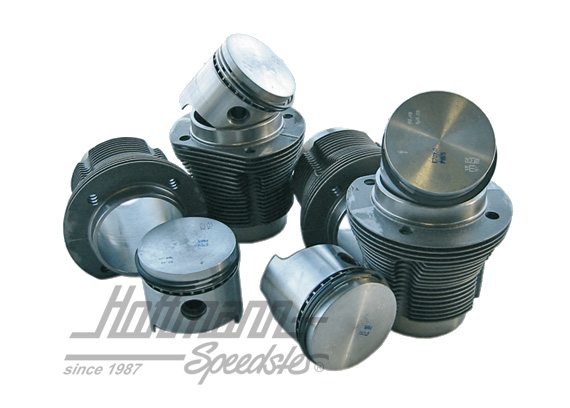 Pistoni + cilindri, 87x69mm, 1640ccm, MAHLE | AC 198870 | 010-0513