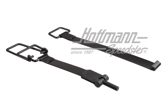 Nastro di tenuta di batteria, 911, acciaio inossidabile, nero | 901 611 028 00 | 580-1140-20