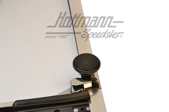 Deflettore, completo, Furgone T2, cromato, destra                                                   