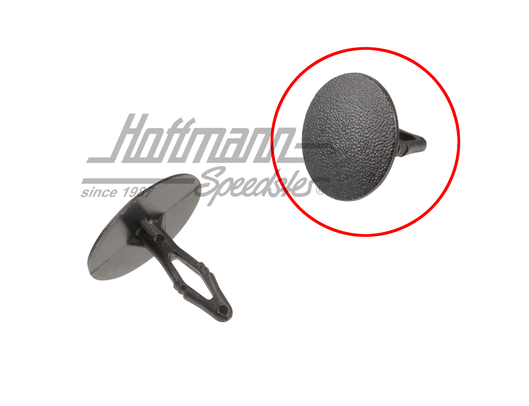 Clip, cielo, anteriore, Golf 2, nero | 191 867 840  01C | 208-1170-13