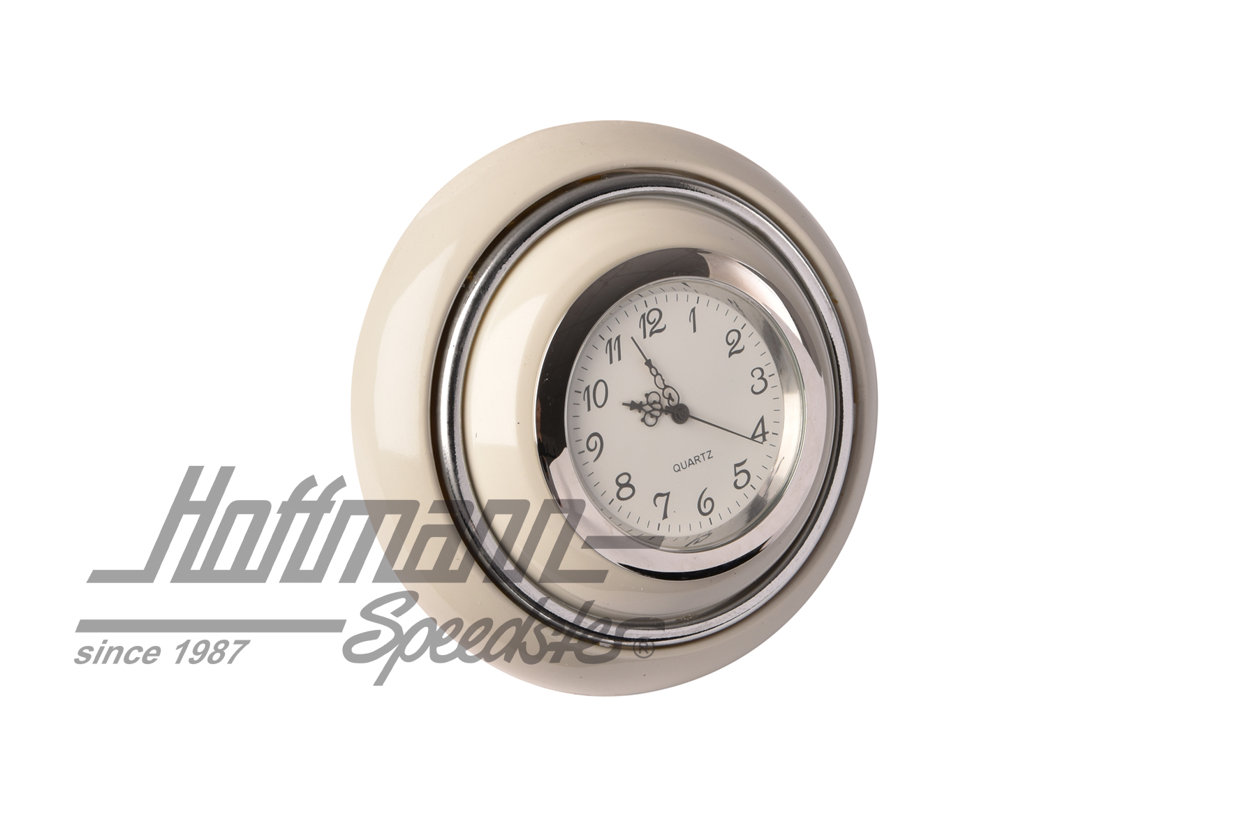 Pulsante clacson, con orologio, Maggiolino/Furgone, grigio | 211 951 CLOCK-GY | 020-1882-12