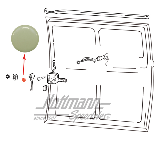 Tappo di copertura, maniglia portiera scorrevole, interiore | 211 843 645 | 097-1038-10