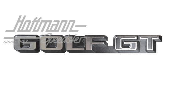 Logo, Golf GT, posteriore, Golf 2, -7.87 | 191 853 687 H GX2 | 208-6520-10
