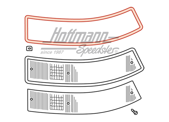Guarnizione, fanale posteriore, 911, 68-89, destra                                                  