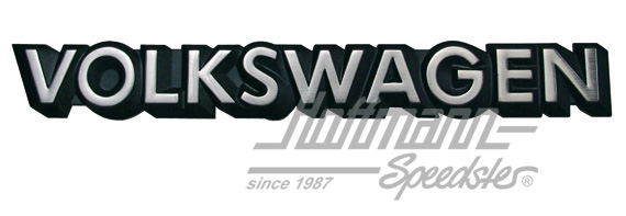 Logo "Volkswagen", posteriore (cromato) | 321 853 685 C GX2 | 180-6580
