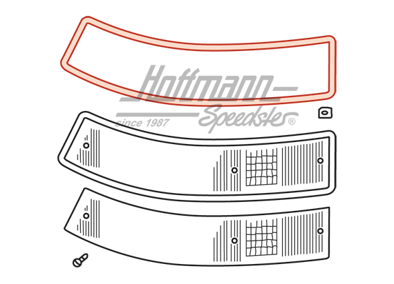 Guarnizione, fanale posteriore, 911, 68-89, sinistra                                                