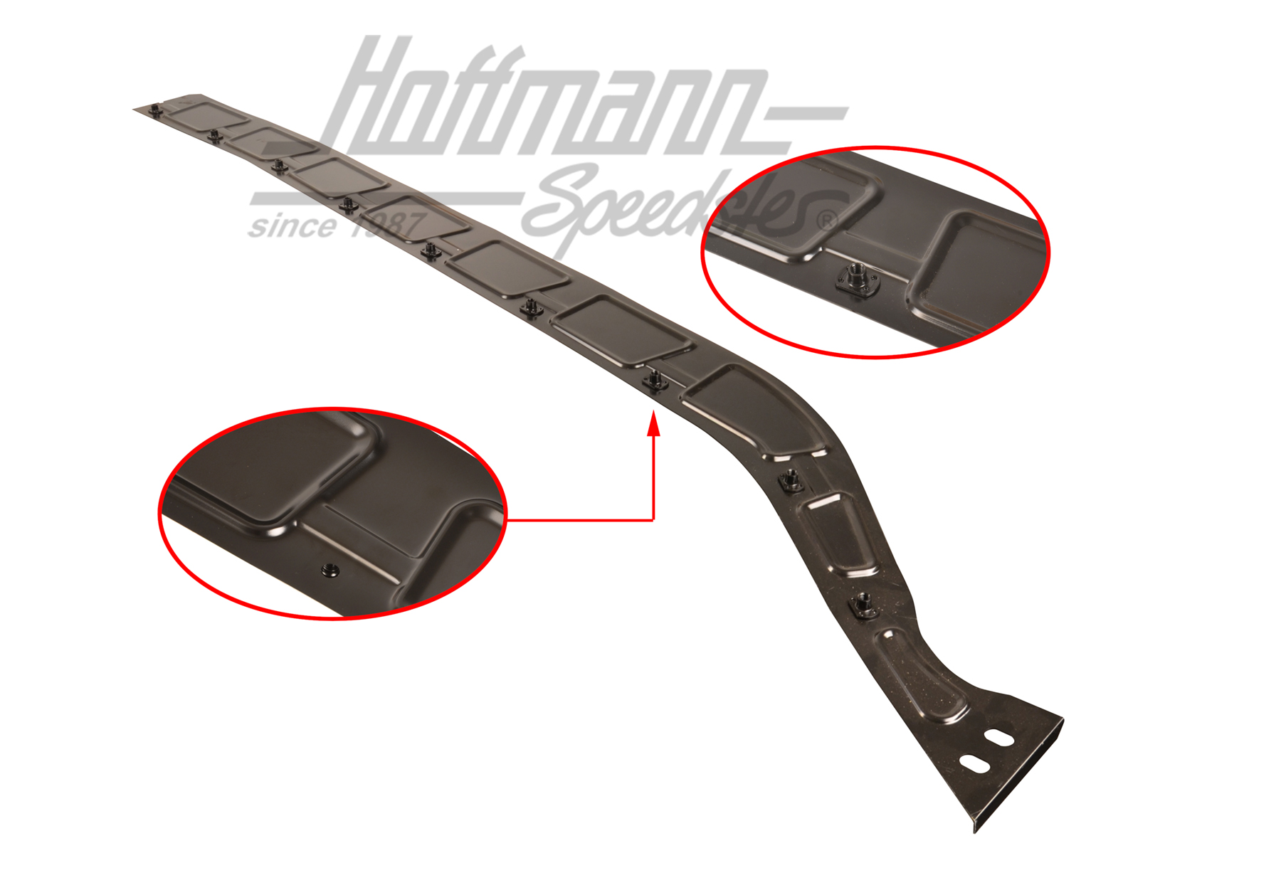 Fondo condotto aria calda, -70, sinistra, Qualità Superiore | 111 801 171 C | 050-1459-01