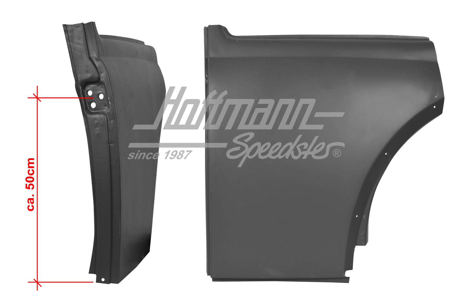 Lamiera laterale, posteriore, sinistra, -7.66 | 111 809 081 A | 050-2161