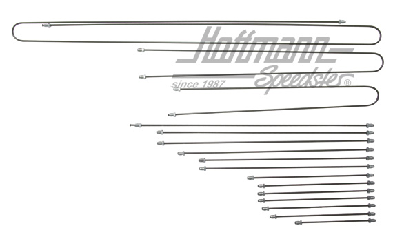 Set tubazione del freno, Furgone T3, 87-92, ABS |  | 325-2560-17