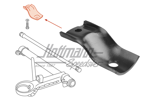 Barra di sicurezza, braccio trasversale
, anteriore, Porsche 911/912 | 901 341 159 00 | 521-4052-10