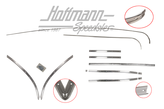 Set di modanature, Furgone T1, Deluxe, 8.63-7.67 | --- --- --- | 089-6316
