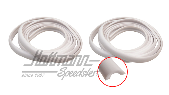 Profilo, modanature poggiapiedi, bianco
                                                           