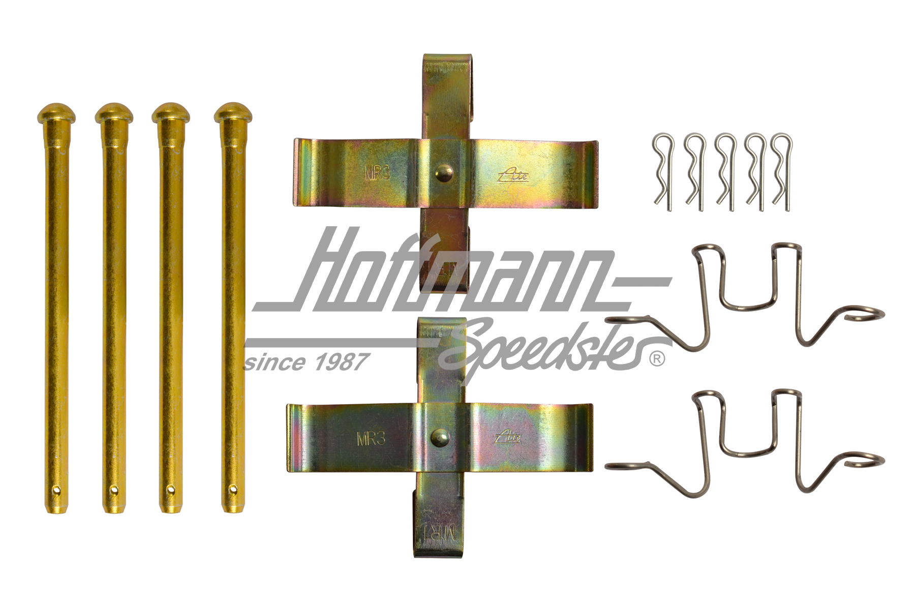 Set di fissaggio, pastiglie del freno, posteriore                                                   