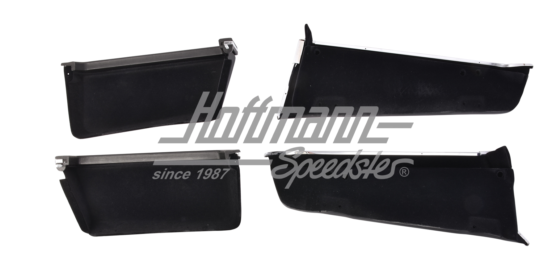 Set di portaoggetti, 911, 69-73, nero                                                               