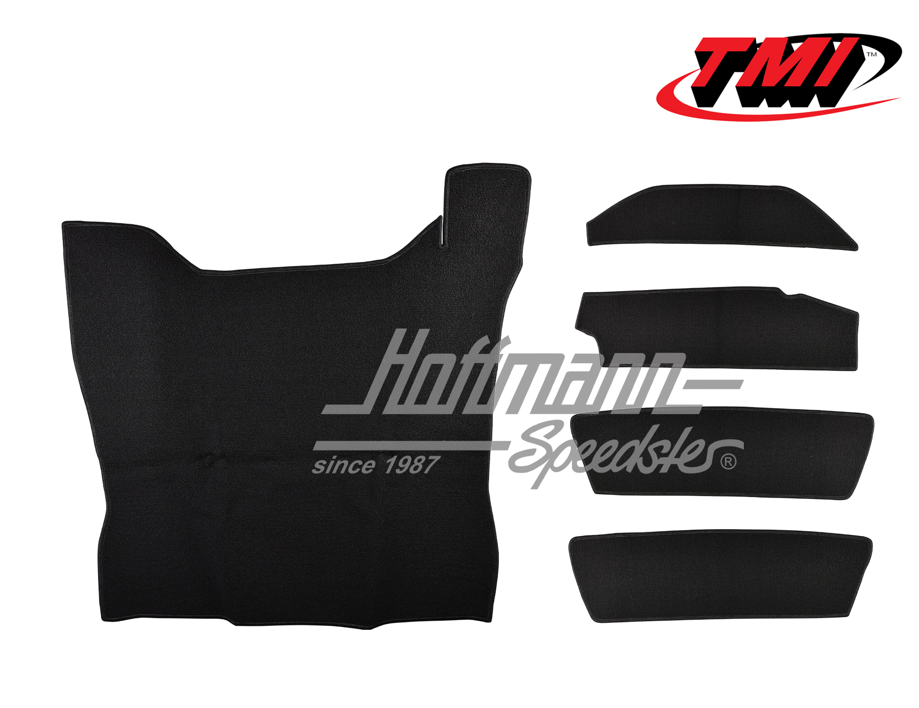 Set di tappeti, bagagliaio, anteriore, 8.70-7.73, nero | 34-T3058-301 | 069-9683