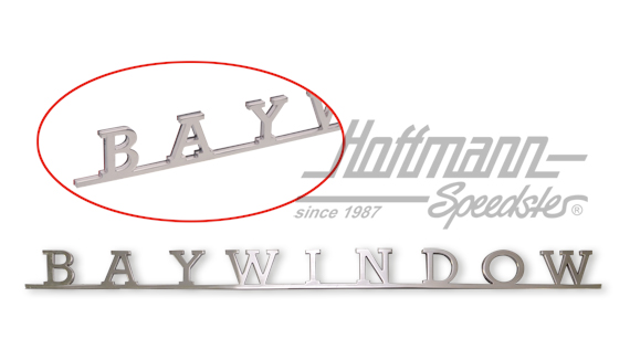 Logo, Furgone T2, BAYWINDOW | --- --- --- | 097-1140-10