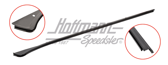 Elemento rotaia di scorrimento, porta scorrevole, superiore, destra | 211 809 904 A CTR | 096-0534-02