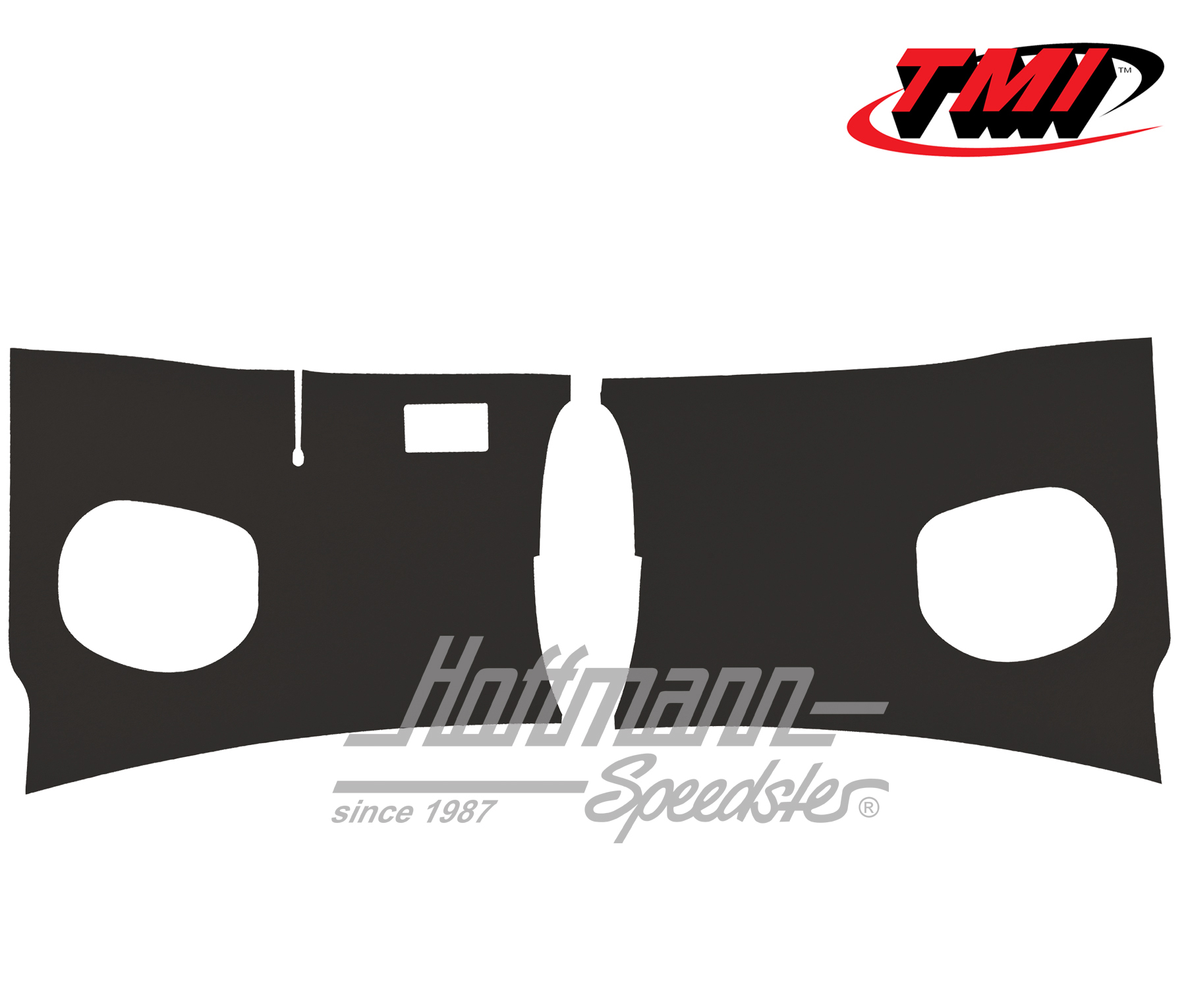 Rivestimenti pannello frontale, 60-62, nero | 10-2110-11 | 098-0562-01