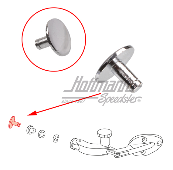 Bullone, regolatore deflettore, 59-/64-                                                             