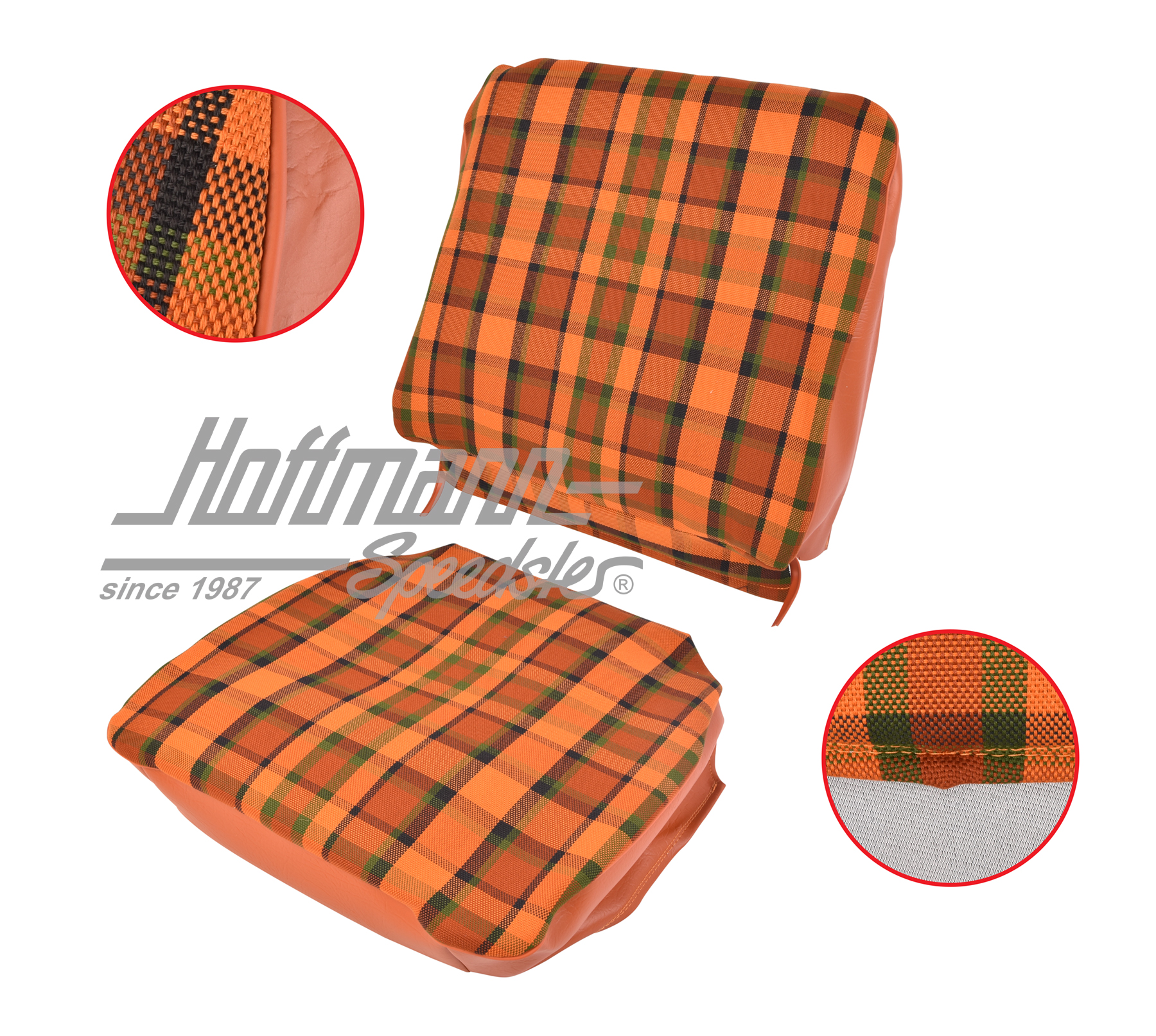 Coprisedile, Westfalia, rosso/arancione, 68-74 |  | 098-1300-63
