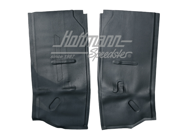 Tappeti di gomma, passaruota, Furgone T1, anteriore, neri | 234 863 665 BBK | 098-0000-55