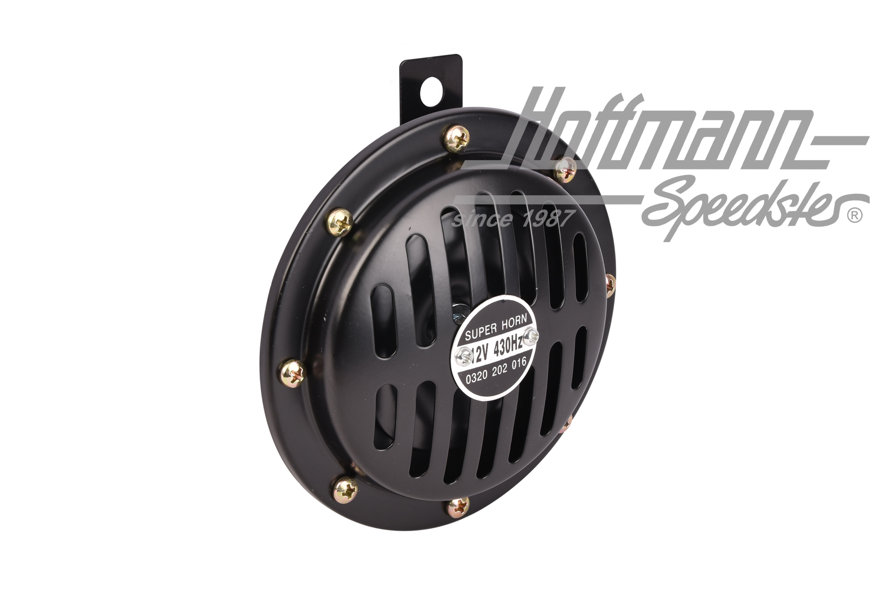 Clacson, nero/nero, 12V, 120mm | --- --- --- | 020-4445-90