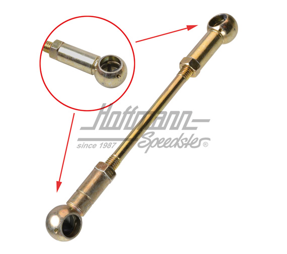 Tirante, carburatore, 1.7-2.0, sinistra / destra | 021 129 847 | 092-0866-22