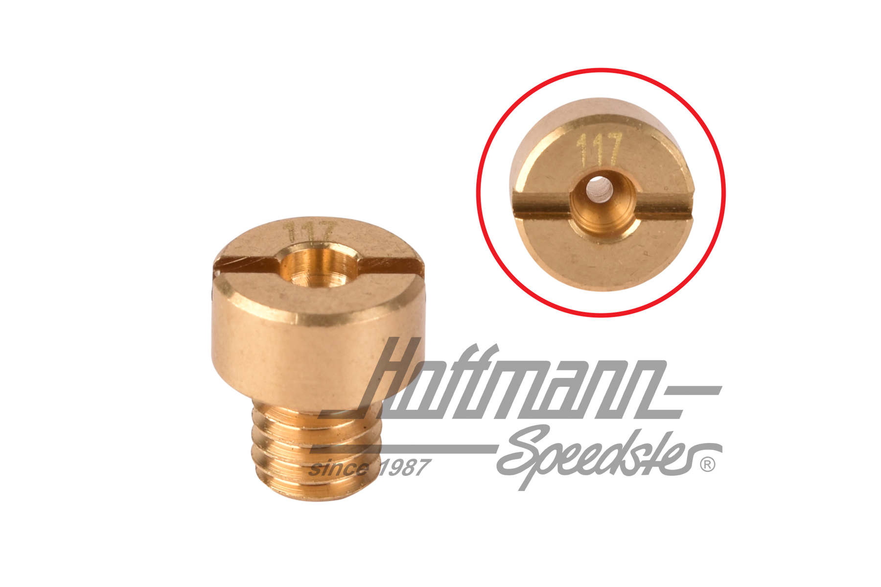 Ugello principale, carburatore, 117 |  | 020-3193-08