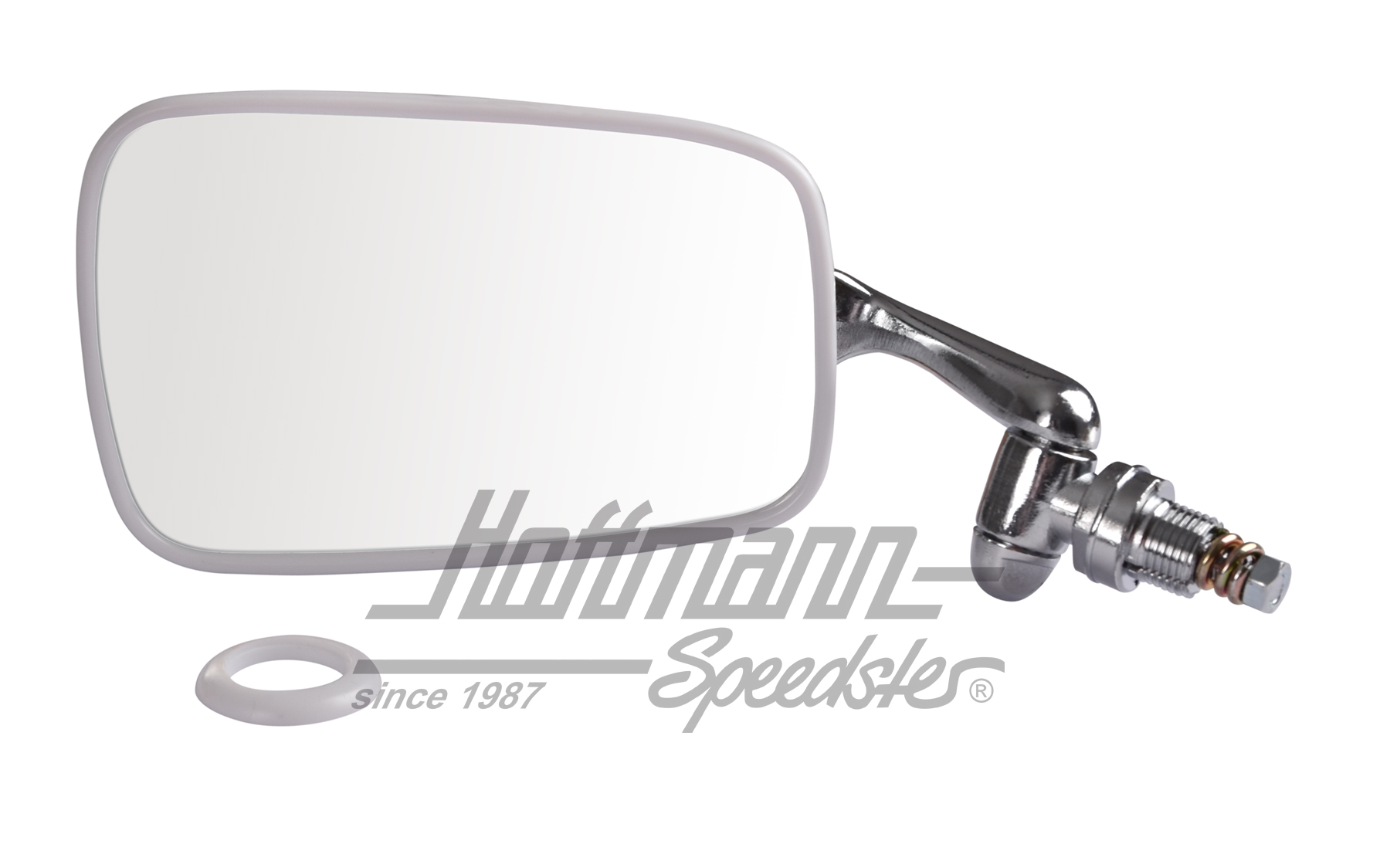 Specchietto retrovisore, Berlina, cromato/blanco, sinistro | 113 857 513 D | 045-9201-21