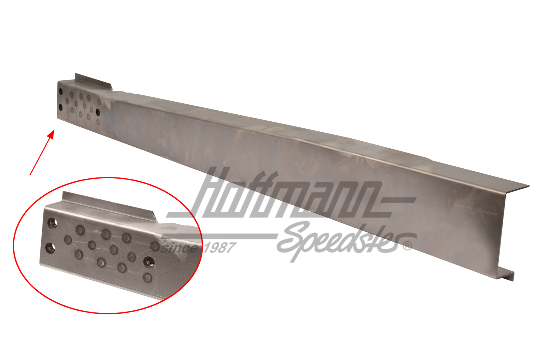 Lamiera di riparazione, longherone, posteriore, -71, destra | 211 703 110 A | 096-0197-12