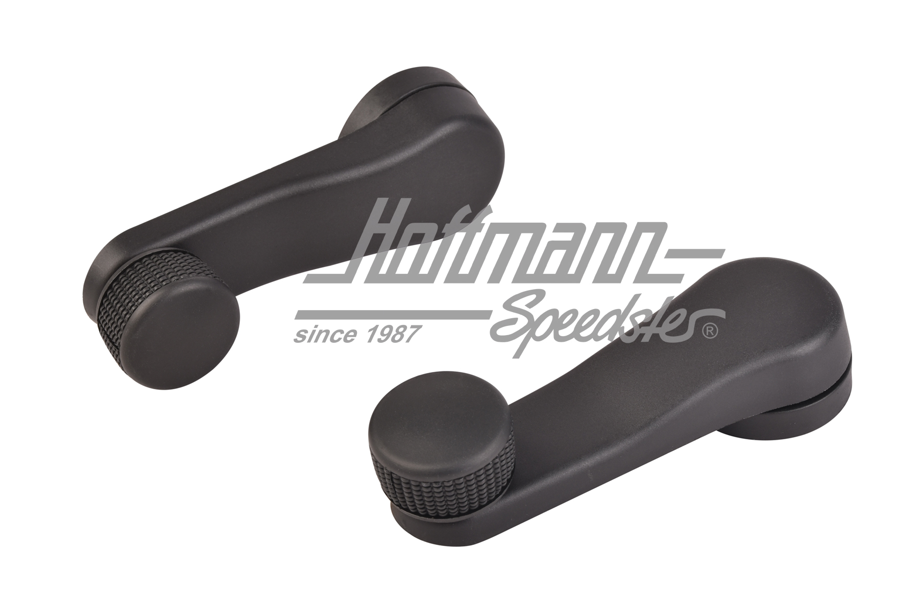 Manovella del finestrino, Furgone T4, 94-03, nera | 1H0 837 581 D | 408-1221