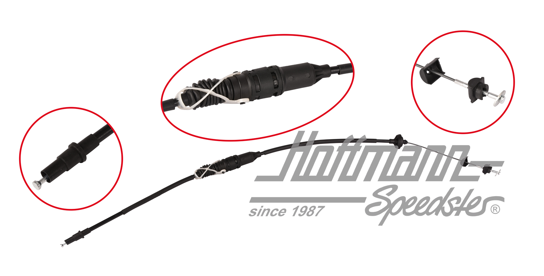 Cavo frizione, 1260mm, Furgone T4, 9.90-6.03 | 7D1 721 335 | 407-2310