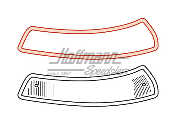Guarnizione, lampeggiatore,  911, 69-73, destra                                                     