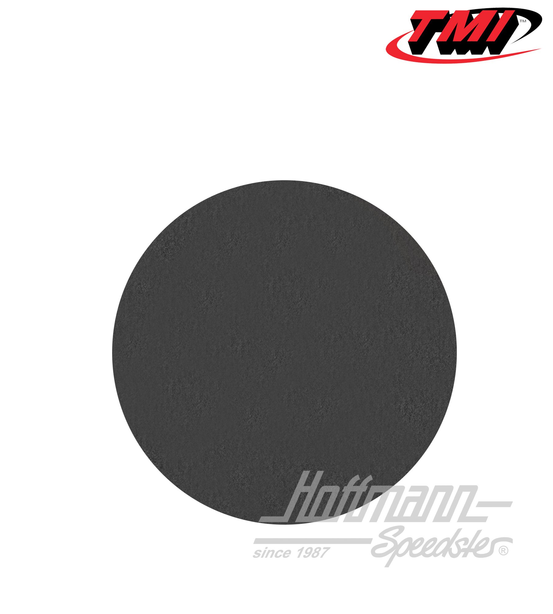 Fodera per routa di scorta, 165x15, nera, velluto | 34-C1150-801 | 055-7680