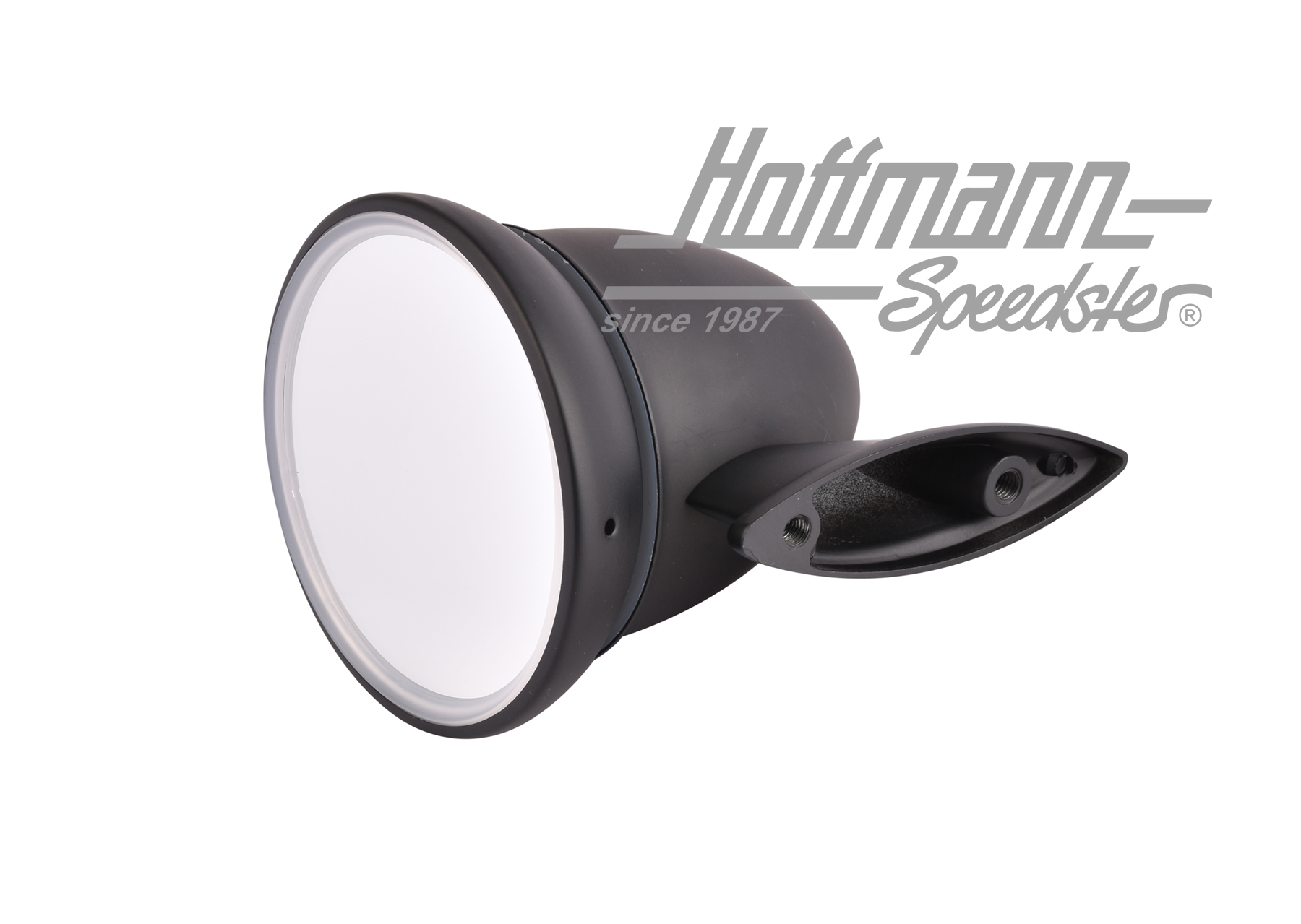 Specchio sportivo "Torpedo", nero, sinistra/destra                                                  