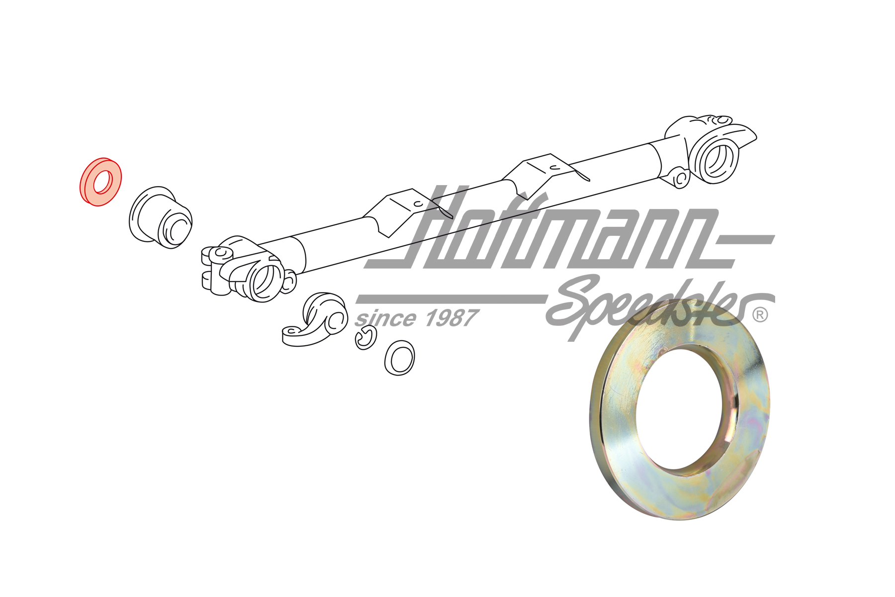 Disco distanziale, braccio trasversale
, 65-67 | 901 341 461 01 | 521-4033-16