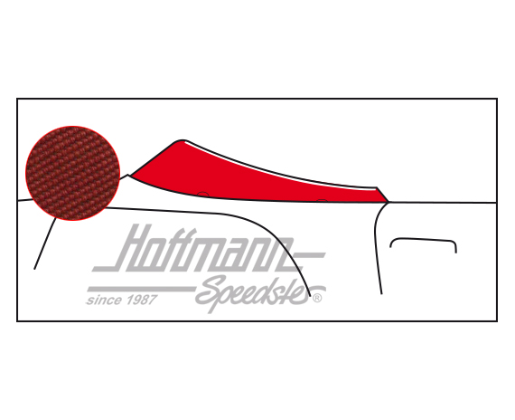 Copri capote, 4.67-11.68, Sonnenland, rosso |  | 060-4052-60